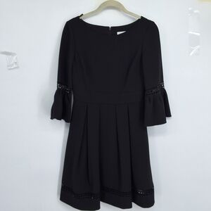 Eliza J SZ 4 elegant Black Dress with Bell Sleeves